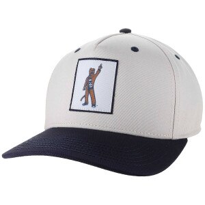 tan hat with Penn State Nittany Lion Mascot patch